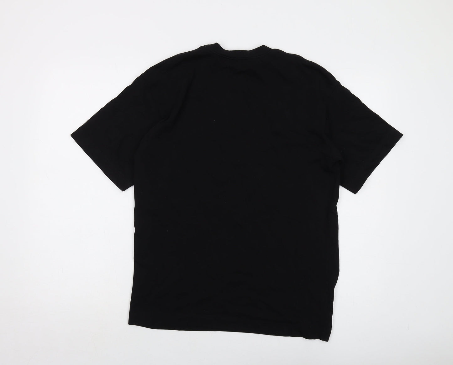 & Other Stories Mens Black Cotton T-Shirt Size XS Crew Neck
