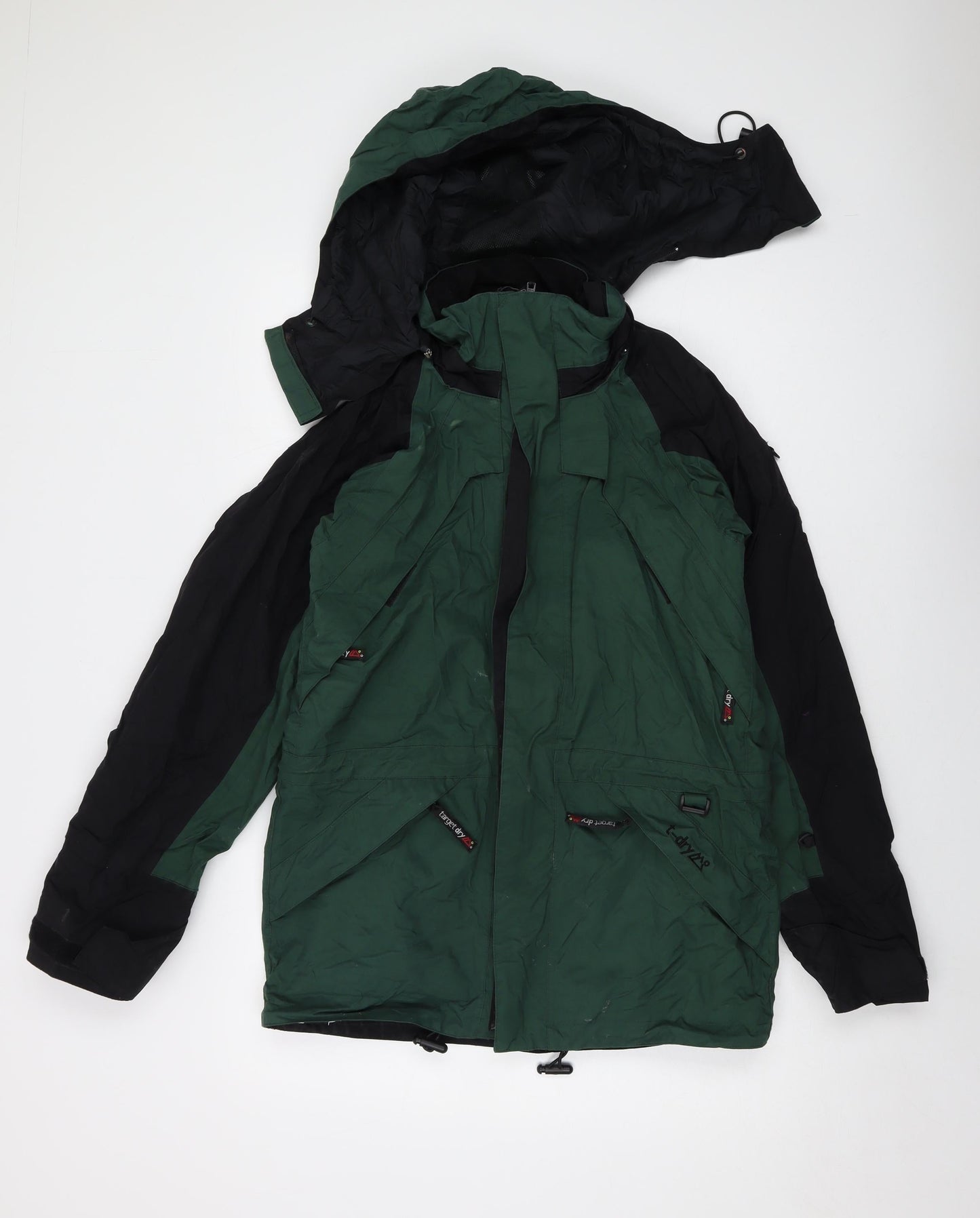 Mens UK Size XS Target Dry Green Jacket