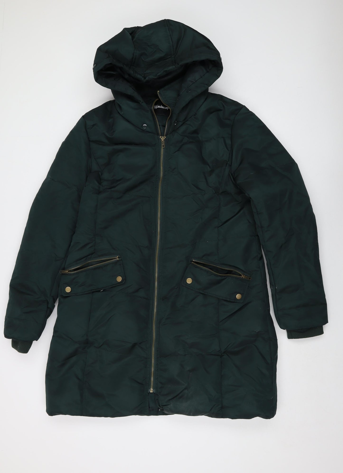 Kaleidoscope Womens Green Jacket Size 14 Zip