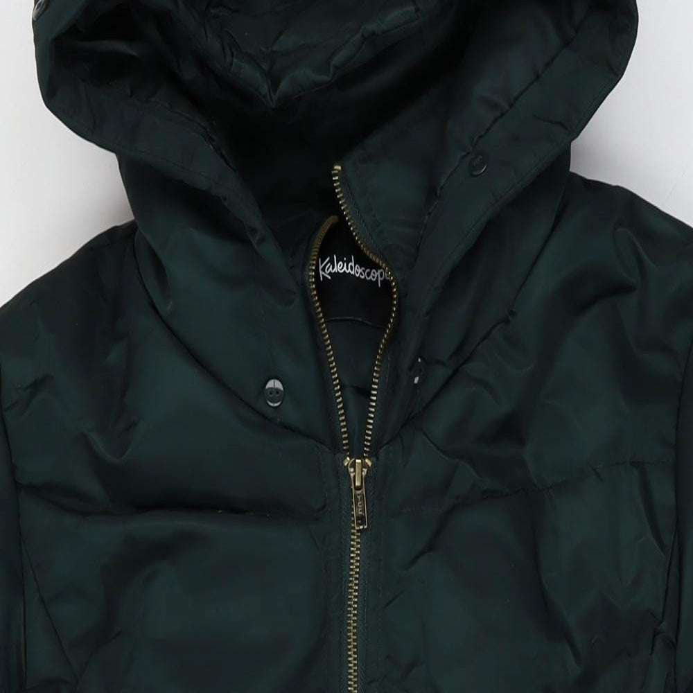 Kaleidoscope Womens Green Jacket Size 14 Zip