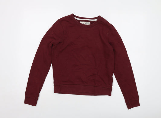 Womens UK Size 8 Jack Wills Red Pullover Sweatshirt
