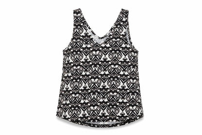 Womens UK Size S b.young Black Basic Tank