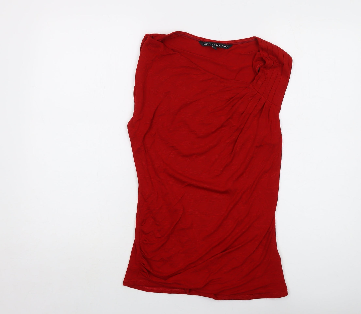 Womens UK Size 14 Betty Jackson Red Basic Tank