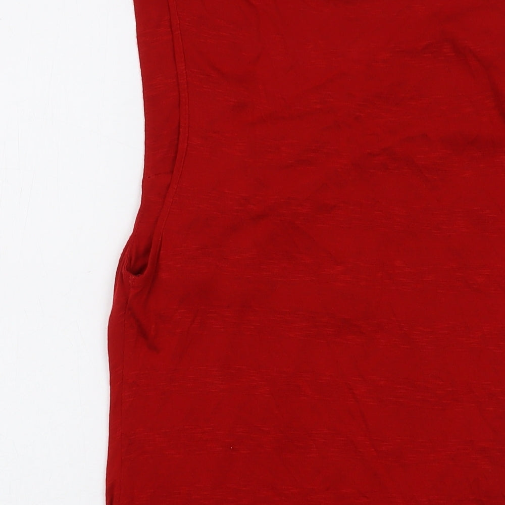 Womens UK Size 14 Betty Jackson Red Basic Tank