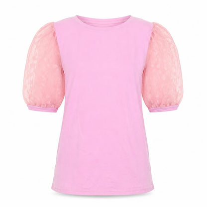 Womens UK Size 10 New Look Pink Basic T-Shirt