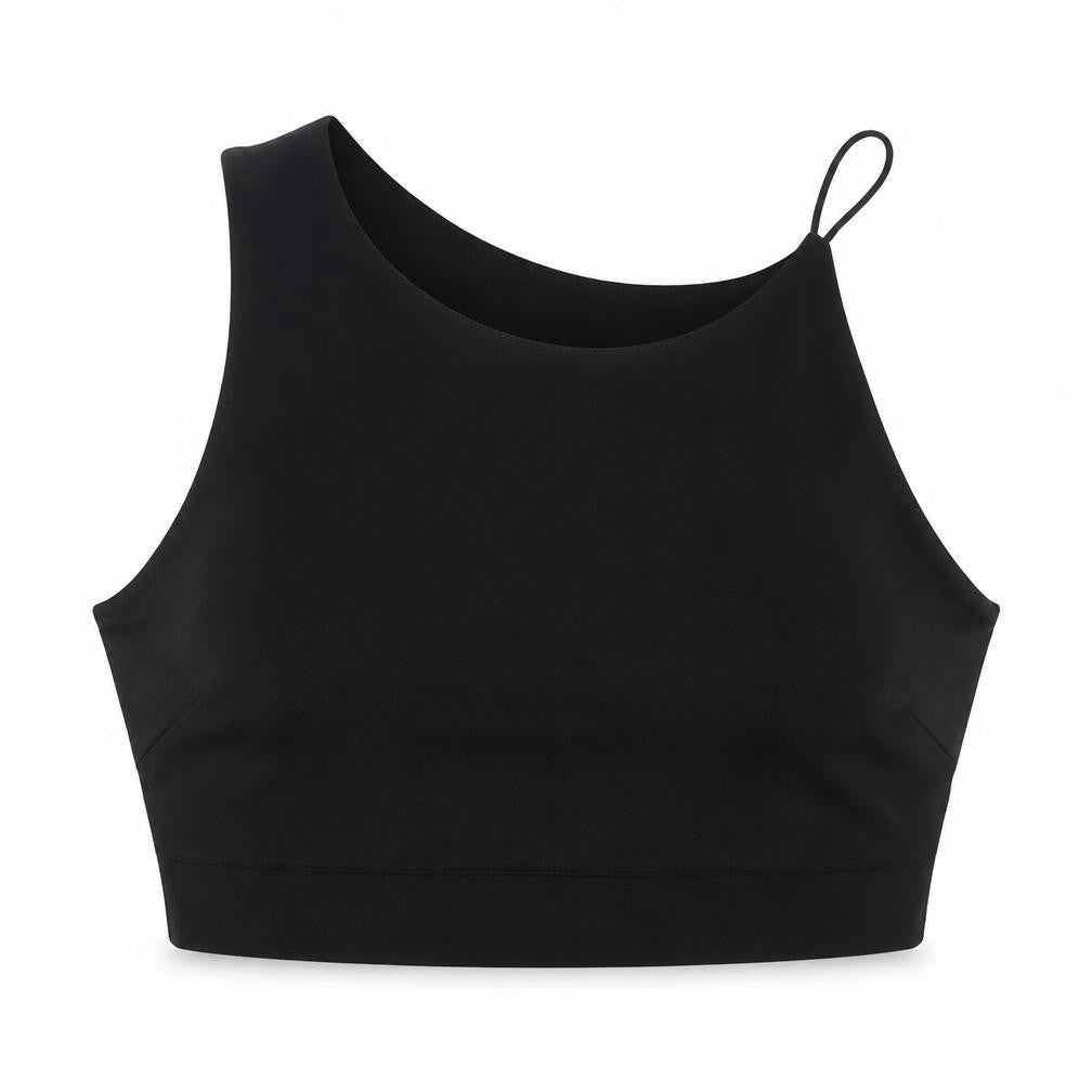 Womens UK Size S Zara Black Cropped Tank