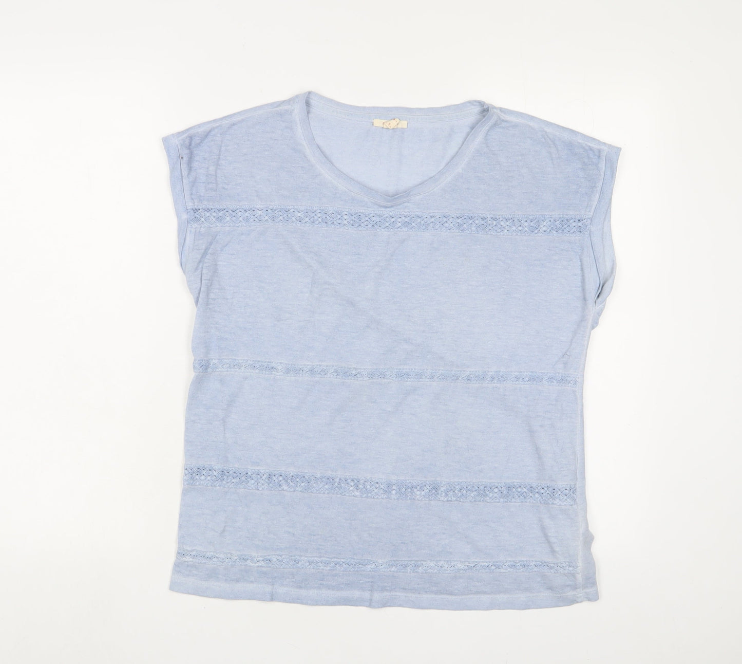 Womens UK Size M Esprit Blue Basic T-Shirt