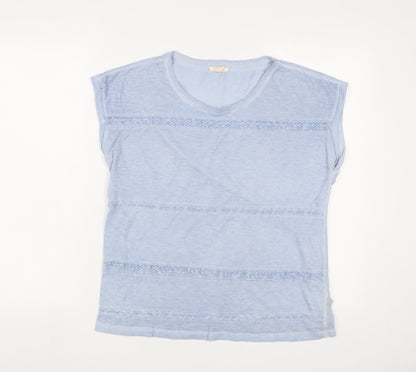 Womens UK Size M Esprit Blue Basic T-Shirt
