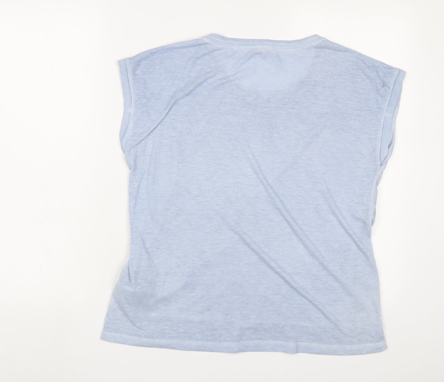 Womens UK Size M Esprit Blue Basic T-Shirt