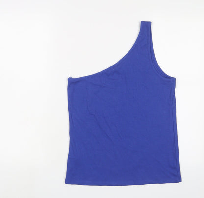 Womens UK Size 16 Marks and Spencer Blue Basic Tank