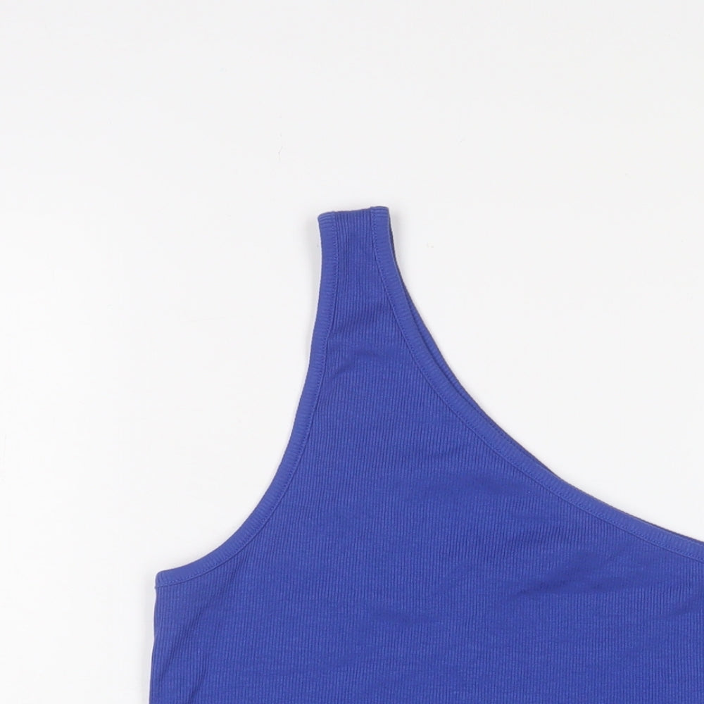 Womens UK Size 16 Marks and Spencer Blue Basic Tank