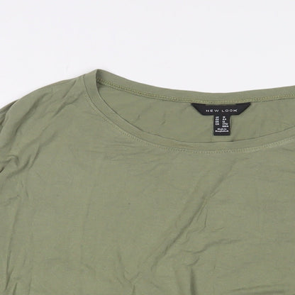 Womens UK Size 16 Dorothy Perkins Green Basic T-Shirt