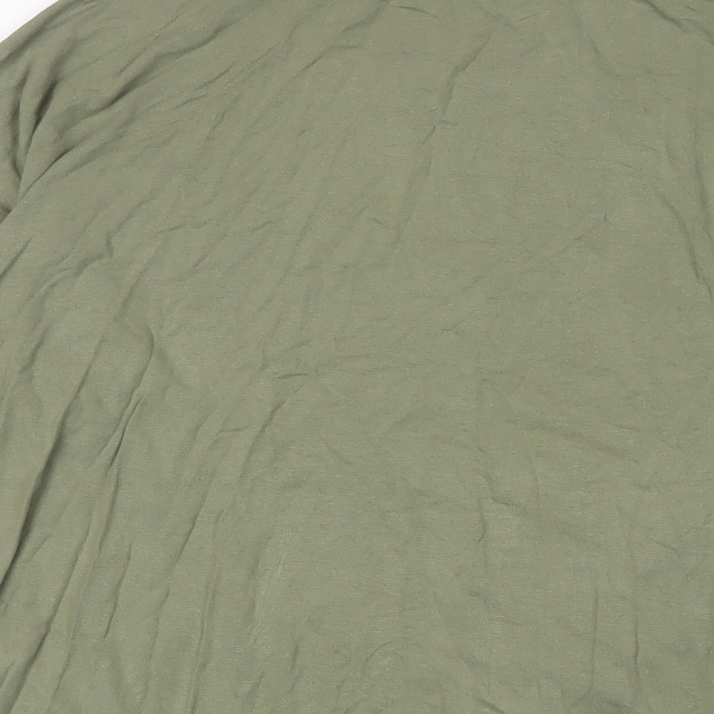 Womens UK Size 16 Dorothy Perkins Green Basic T-Shirt