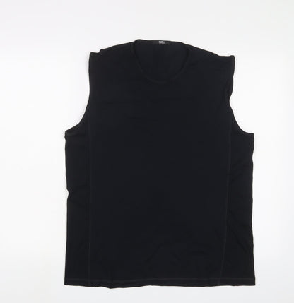 Womens UK Size XL Marks and Spencer Black Basic Tank