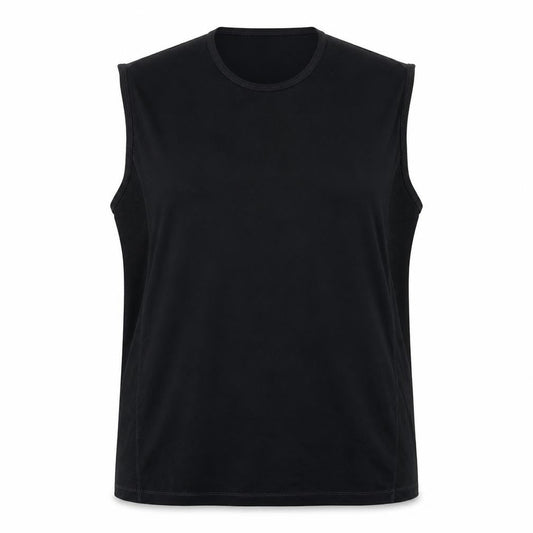 Marks & Spencer Womens Black Polyamide Basic Tank Size XL Crew Neck