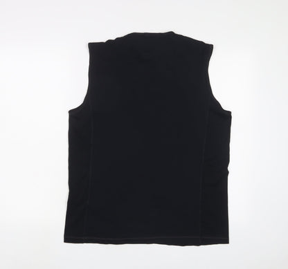 Womens UK Size XL Marks and Spencer Black Basic Tank