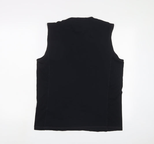 Womens UK Size XL Marks and Spencer Black Basic Tank