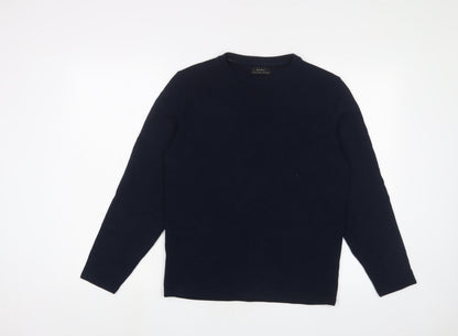 Mens UK Size S Zara Blue Pullover Sweatshirt