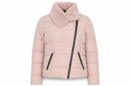 Dorothy Perkins Womens Pink Quilted Coat Size 8 Zip
