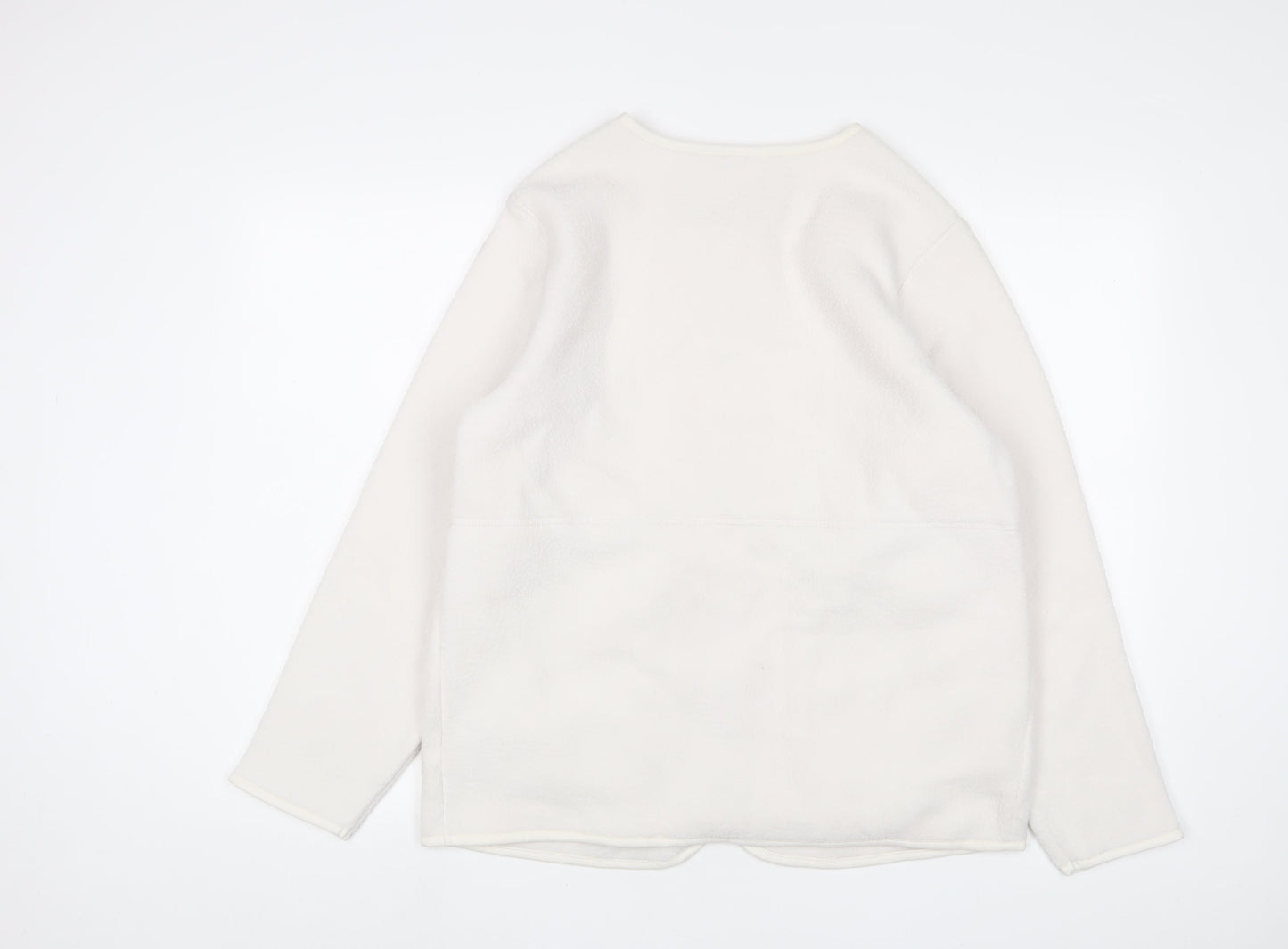 Womens UK Size M Marks and Spencer White Jacket