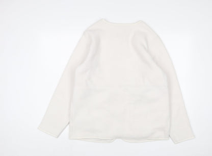 Womens UK Size M Marks and Spencer White Jacket