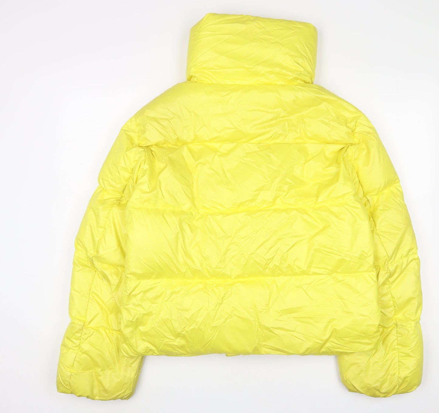 Womens UK Size 10 NEXT Yellow Parka Coat