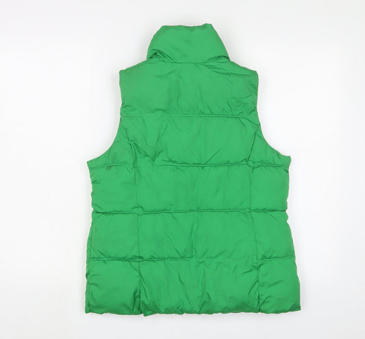 Old Navy Womens Green Gilet Jacket Size XS Zip