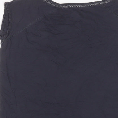 Womens UK Size 8 River Island Grey Basic Tank
