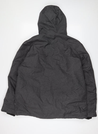 Mens UK Size XL Crane Grey Quilted Coat
