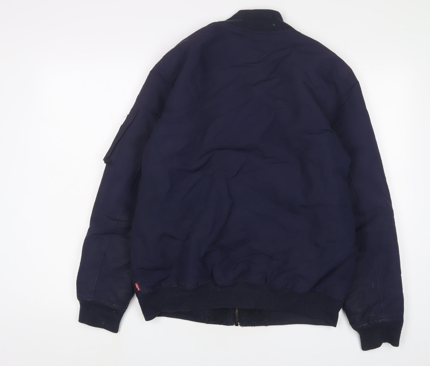 Mens UK Size S Levi's Blue Bomber Jacket