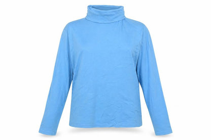 Womens UK Size M Isle Blue Pullover Jumper