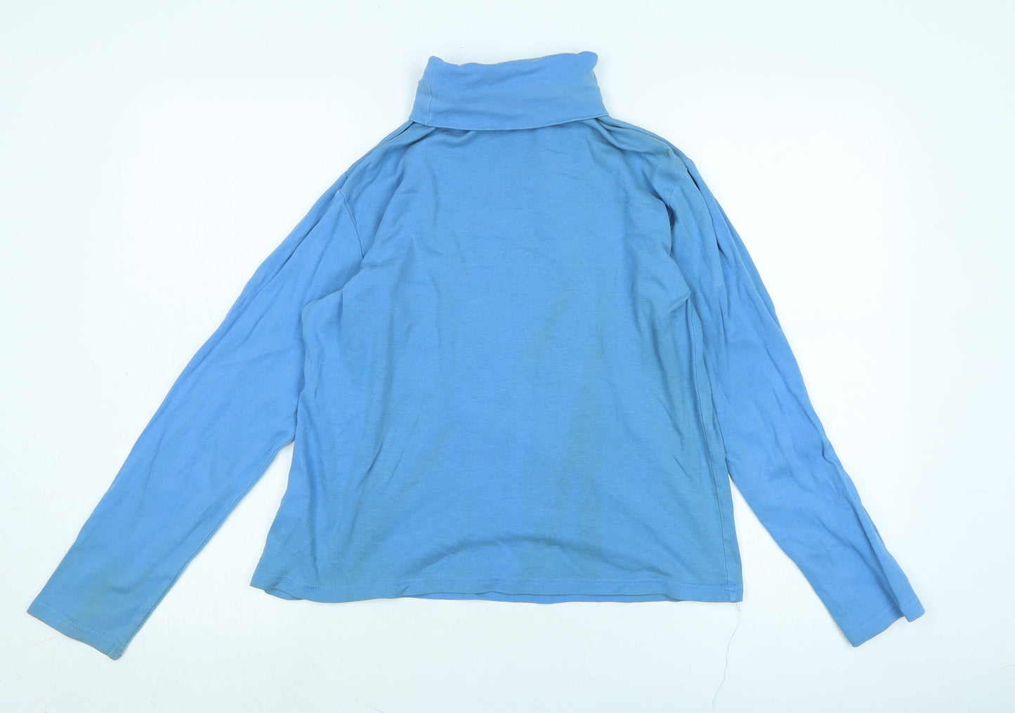 Womens UK Size M Isle Blue Pullover Jumper