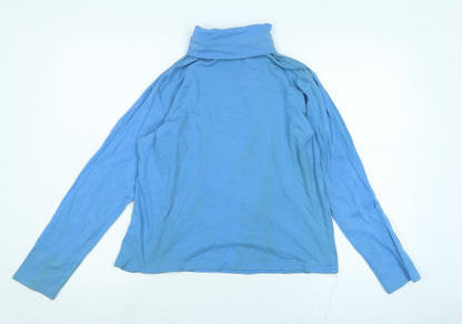 Womens UK Size M Isle Blue Pullover Jumper