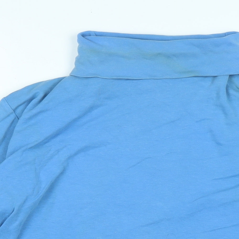 Womens UK Size M Isle Blue Pullover Jumper