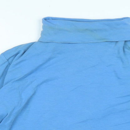 Womens UK Size M Isle Blue Pullover Jumper