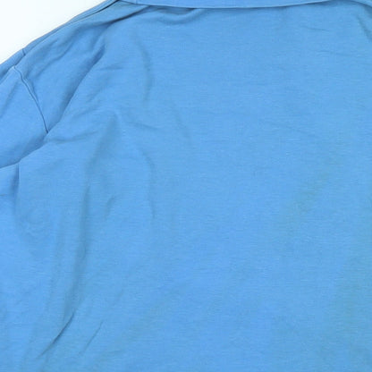 Womens UK Size M Isle Blue Pullover Jumper