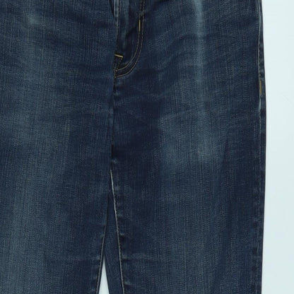 Womens UK Size 28 in American Eagle Outfitters Regular Fit Straight Blue Jeans