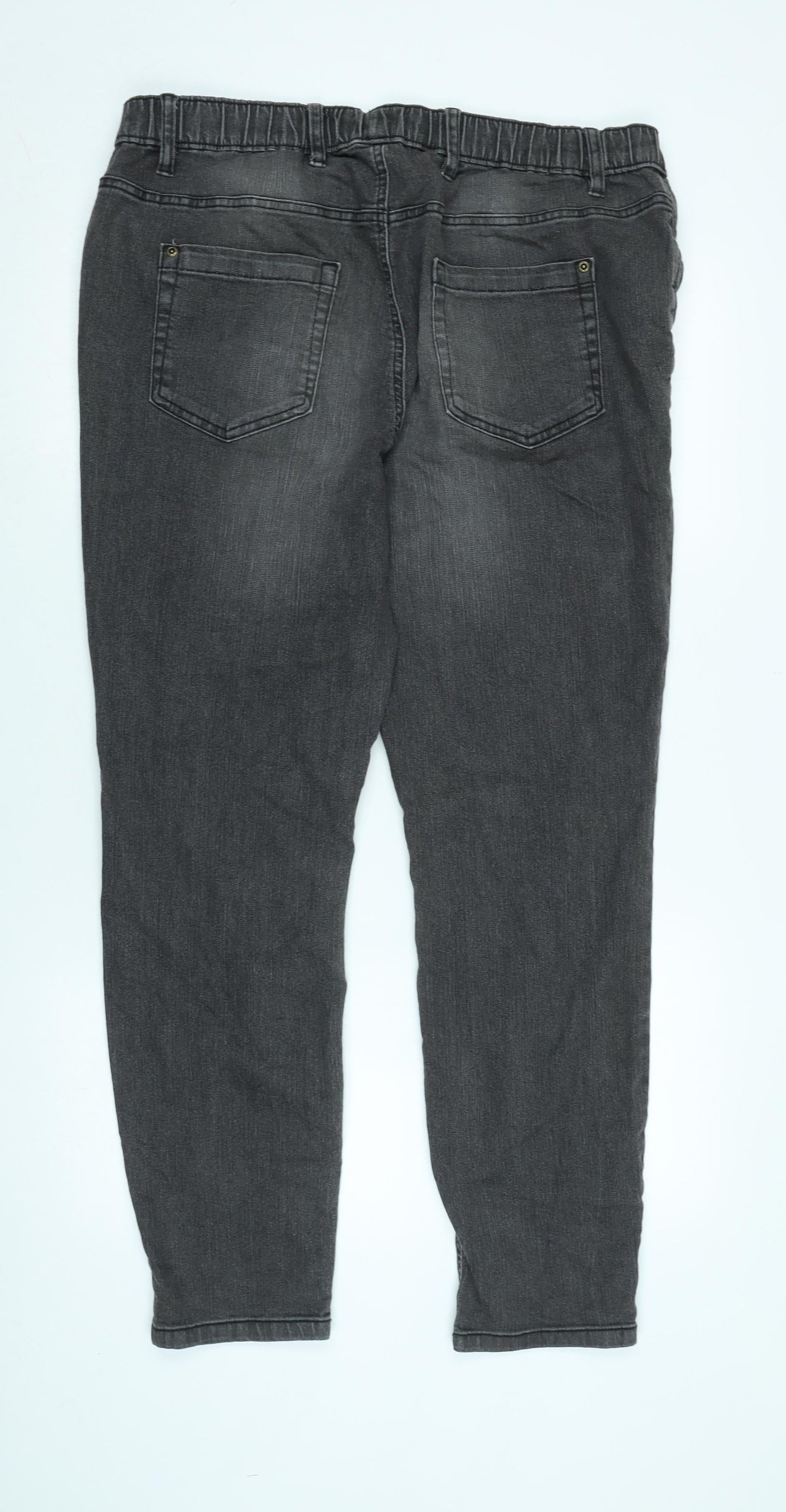 John Banner Womens Blue Cotton Blend Jegging Jeans Size 36 in L29 in Regular