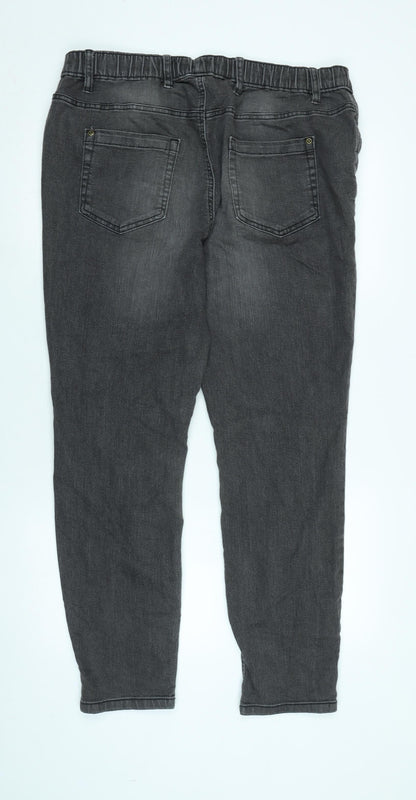 John Banner Womens Blue Cotton Blend Jegging Jeans Size 36 in L29 in Regular