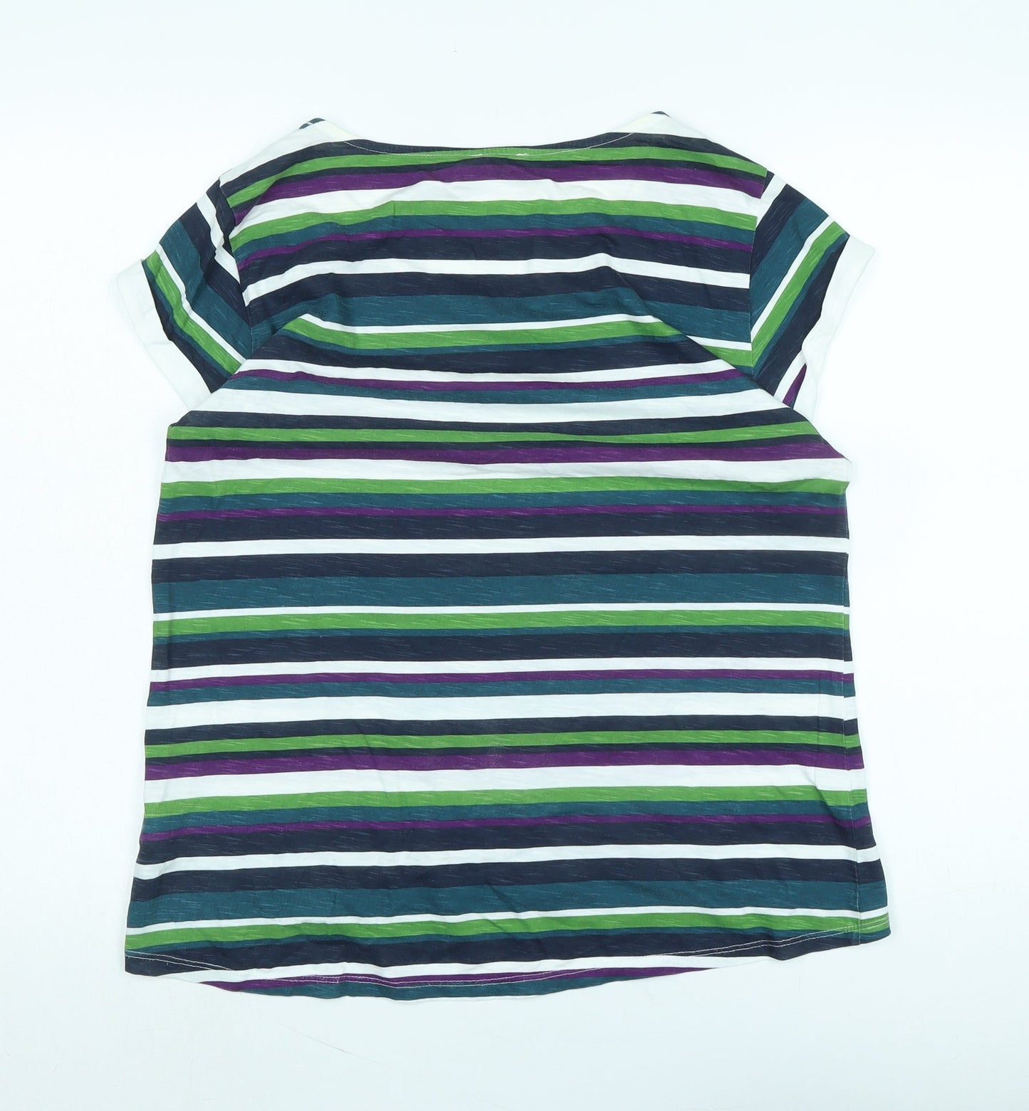 Womens UK Size L Esprit Multicoloured Basic T-Shirt