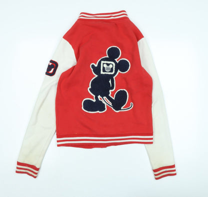 Mens UK Size S Disney Red Jacket