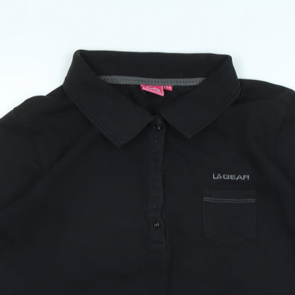 Womens UK Size 16 LA Gear Blue Basic Polo