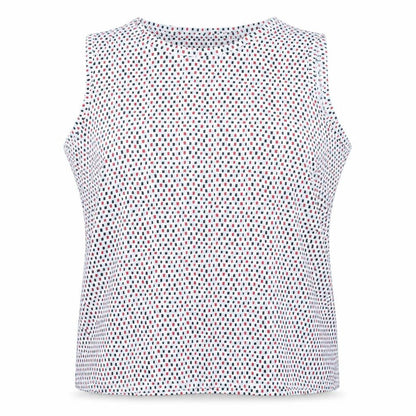 Marks & Spencer Womens White Cotton Basic Tank Size 20 Boat Neck