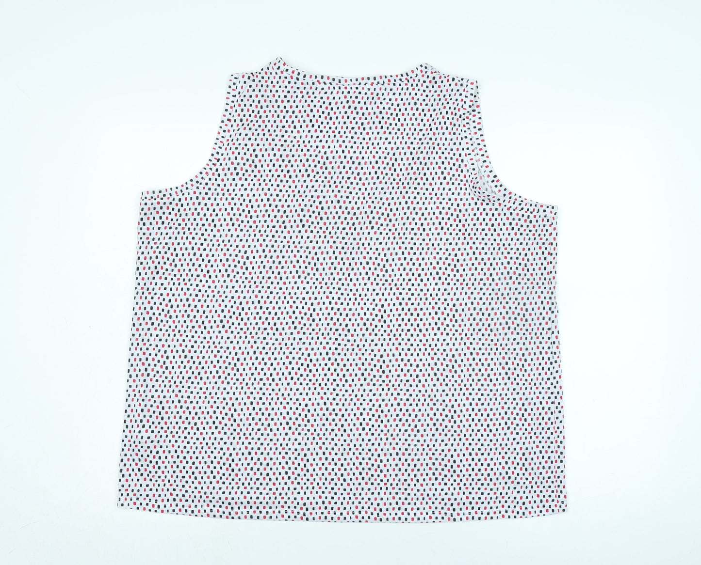 Womens UK Size 20 Marks and Spencer White Basic Tank