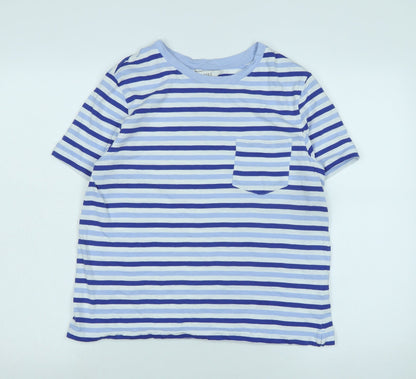 Womens UK Size 12 Marks and Spencer Blue Basic T-Shirt