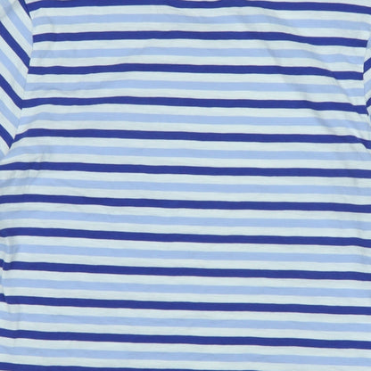 Womens UK Size 12 Marks and Spencer Blue Basic T-Shirt