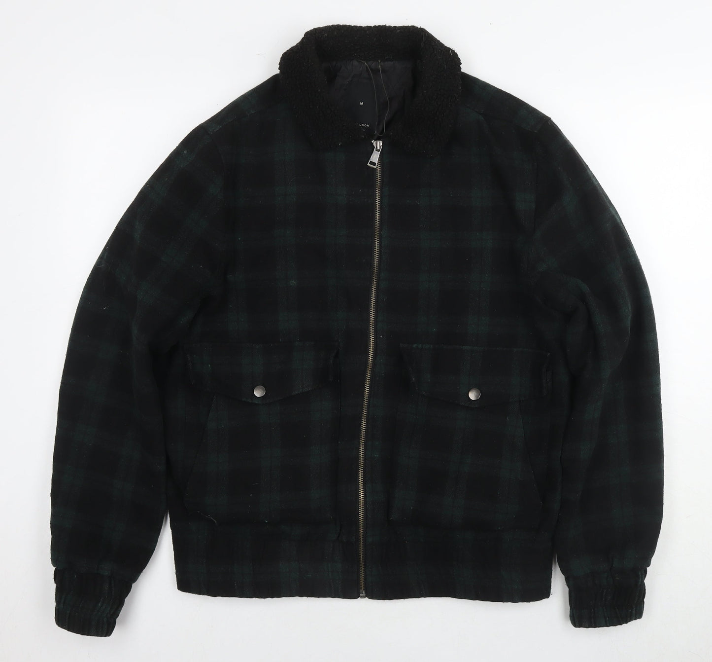 Mens UK Size M New Look Green Jacket