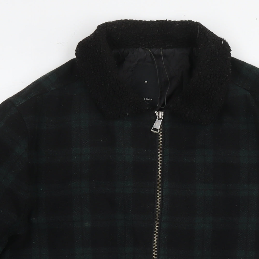 Mens UK Size M New Look Green Jacket