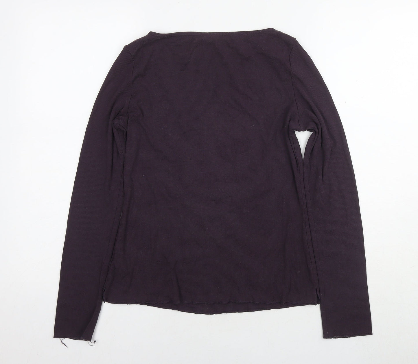Womens UK Size 10 Marks and Spencer Purple Basic Blouse