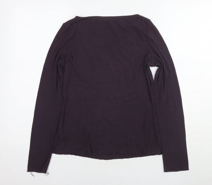 Womens UK Size 10 Marks and Spencer Purple Basic Blouse